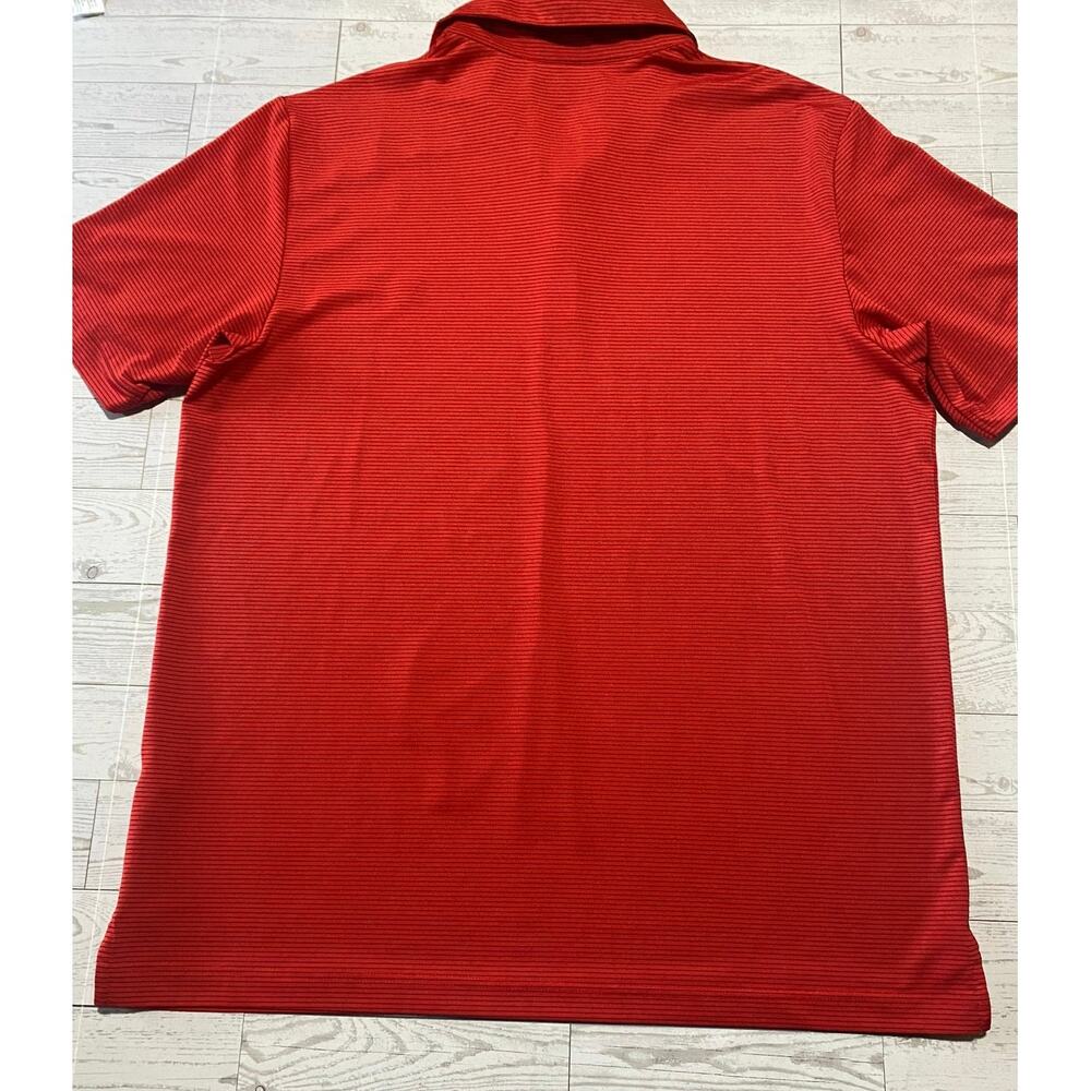 Callaway Opti-Dri Red Striped Golf Polo Shirt Men’s Size M Moisture Wicking - Picture 7 of 8